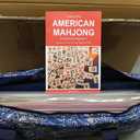 American Mahjong Game Set, 166 Quality White Tiles, 4 All-in-One Color Rack/Pushers, Mahjong Tile Set with Blue Printed Carrying Bag
