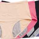 Everdry Panties for Over 60 70 with Incontinence - Everdry Leakproof Ladies Underwear Washable 5pcs (XL)