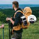 Water Bottle Carrier Bag with Strap for Stanley 40/30 oz Tumbler with Handle, Water Bottle Holder Pouch with Phone Pocket for Stanley Cup Accessories, fit Walking Hiking Travel (Pink&Black)