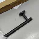 JQK Black Towel Bar, 27 Inch 304 Stainless Steel Thicken 0.8mm Towel Rack Bathroom, Towel Holder Matte Black Wall Mount, Useable Length 24 Inch, TB110L24-PB