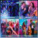 Karaoke Machine for Adults, Disco Ball Lights for Family Home Birthday Parties, Portable Bluetooth Speaker with 2 Wireless Microphones, Kids Toys Gifts for Boys Ages 3-12+ Years Old