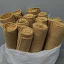 Tosnail 12 Pack 12" x 71" Burlap Table Runners, Rustic Jute Fabric Roll, Vintage Wedding Decorations, Brown Party Runner, Dinner Table Mats Placemats for Home Decor, Outdoor Wedding, Party, Events