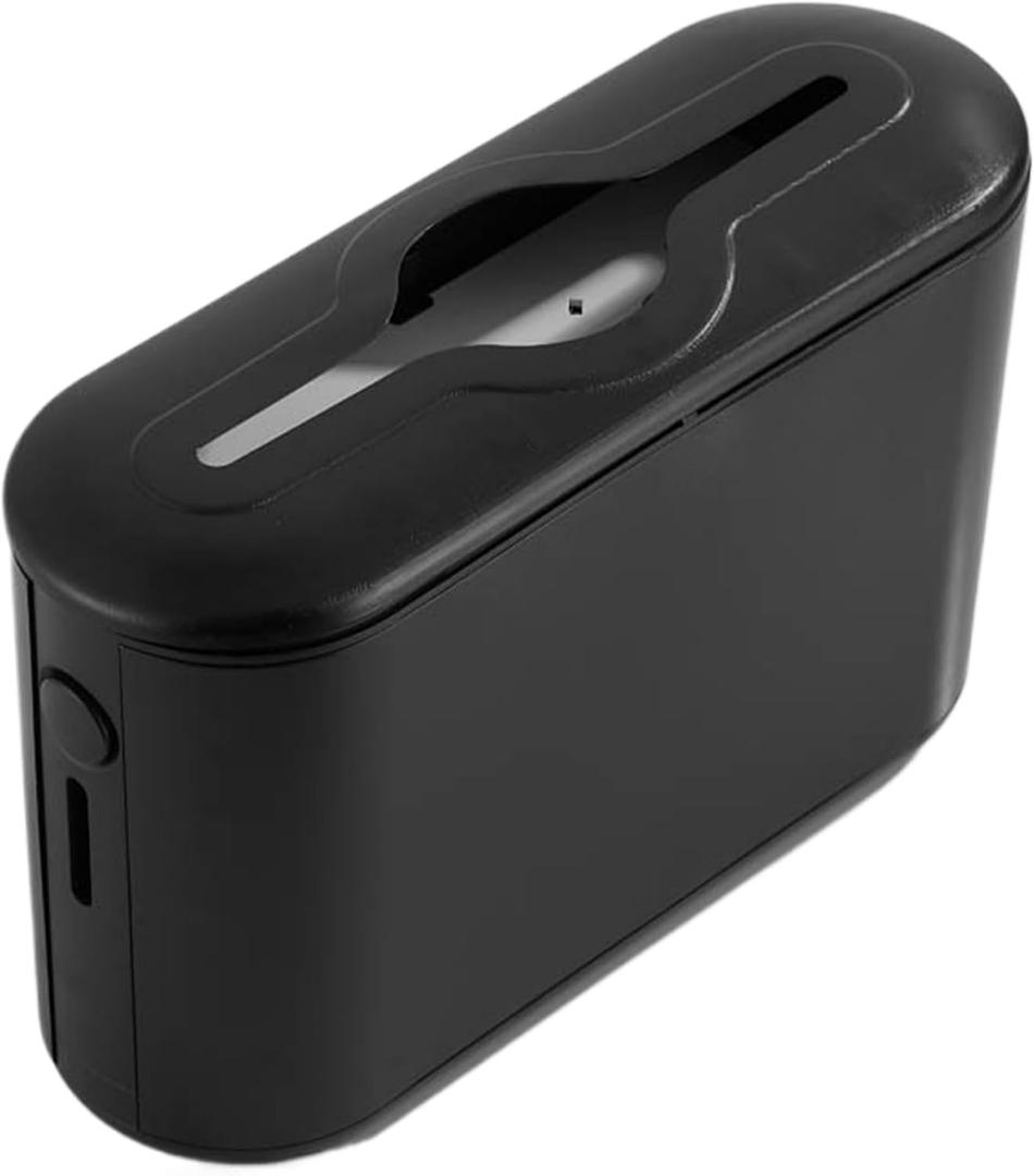Paper Towel Dispenser 12.6x4.5x8.4in Minimalist Black Paper Towel Holder with Wide Slot, Visual Window & Inner Spring Easy Refill Holder for Bathroom/Toilet Countertop