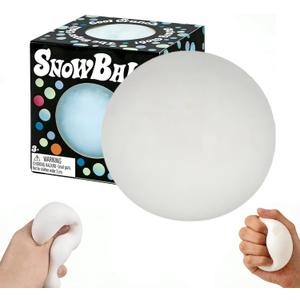 Doh Snowball Stress Relief Squishy,Squeeze&Play Sensory Fidget Toys for Adults Anxiety Relief Slow Rise Portable Desk Squeeze,Easter Basket Stuffers Birthday Gifts(Snowball)