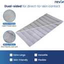 REVIX Extra Large Microwave Heating Pad for Back with Moist Heat, Microwavable Heated Wrap for Full Back, Stomach, Shoulder and Neck,Leg, Support Cold Therapy