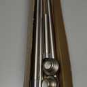 Shower Curtain Rod, 1" Diameter Heavy Duty Tension Shower Rod, Non Slip Adjustable 28-74 inch No Drill Shower Curtain Rods Spring Tension For Bathroom, Shower Stall, No Rust, Brushed Nickel