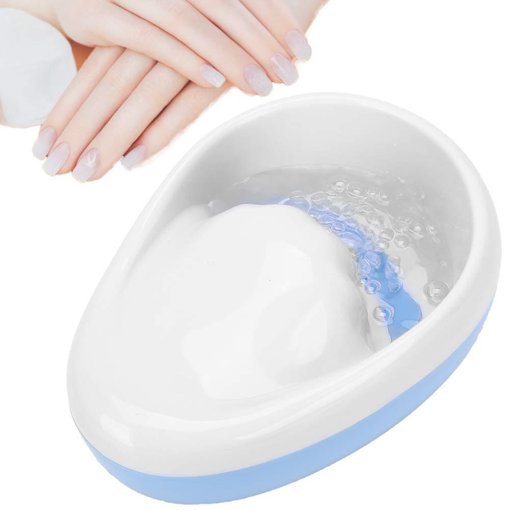 Nail Bubble Bowl,Electric Bubble Nail Soaking Bowl, Electric Nail Polish Remover Bowl Soak Off Hand SPA DIY Nail Art Manicure Tools for Removing Nail Polish, Dust(US)