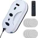 Automatic Window Cleaning Robot, Window Cleaner Robot Auto Dual Spray, 2026 Model Robot Limpia Vidrios AI Path Planning, 3000Pa Suction, Remote Control, Edge Detection for Streak-Free Glass