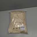 Beige Lace Curtains 84 Inches Long - Vintage Ruffle Sheer Curtains for Living Room, Farmhouse Flowy Flower Rod Pocket Fluffy Aesthetic Art Decor 1 Pair, 59 x 84 Inch, Natural Beige