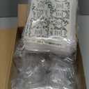 50 Sets Mini Hand Sanitizer Bottles Bulk 2oz Empty Christmas Hand Sanitizer Travel Size Wedding Favors for Guests with Organza Bags Thank You Tags for Woman Employees(Eucalyptus,Black)