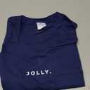 Jolly Christmas Subtle Minimal Funny Holiday Party Simple T-Shirt, M