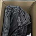 Magnetic Thermal Insulated Door Curtain Fits Door Size 36" x 82" Thicken Nylon Cotton Temporary Magnet Closure Thermal Door Cover Size W38 x L83 inch Weatherproof Windproof Soundproof, Grey