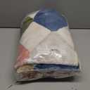 jinchan Macy 5x7 Area Rug for Kids Room Modern Colorful Checkered Diamond Nursery Rug Indoor Washable Soft Non Slip Carpet for Playroom Classroom Bedroom Dorm Daycare Living Room Circus on Cream