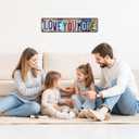 Love You More Wall Decor, Metal Tin Sign vintage wall decor, Above Door home signs for Home Bar Coffee Wedding Gift 6 x 4 Inches, One Size