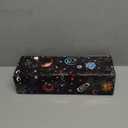 Acrylic Hanging Jewelry Organizer Wall Mounted Jewelry Holder with Floating Shelf, Necklace Holder Organizer, Stud Earring Organizer and Ring Holder for Women Girls (2 Pack)