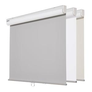 Persilux Roller Window Shades Blinds 100% Blackout Cordless Roller Shades UV Protection Energy Saving Roller Blinds for Bedroom, Home and Office, Easy to Install (28"W x 72"H, White)