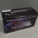 Snowflake Christmas Projector Lights Outdoor 2025 Upgraded Triple Head Snowflake Projector with Timer Waterproof LED Snowfall Projector for Holiday for Christmas Decoration