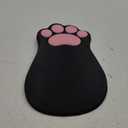 Ergonomic Mouse Pad with Wrist Rest,Cute Cat Paw Mousepad Wrist Support,Comfortable Massage Design Computer Pain Relief Mouse Pad with Non-Slip PU Base for Desk Laptop Gaming Office,Black