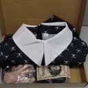 Kids Halloween Costume Girls Black Dress Cosplay with Wig Socks Necklace Hairpin (160 (13-14 Years))