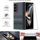BENKS for Samsung Galaxy Z Fold 7 Case with Screen Protector, MagSafe-Compatible Kevlar Case, Hinge Protection Shockproof Magnetic Phone Case for Z Fold 7, Aurora ArmorAir Grand Combo