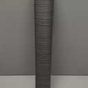 FUKU MON Dark Gray Vinyl/PVC Grasscloth Textured Wallpaper 24" X 394" Fabric Contact Wall Paper Linen Peel and Stick Self Adhesive for Walls Cabinets Bedroom Counter Top Liners Fireplace