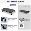 KEDSUM 1800LBS Furniture Dolly with Panel, 24 in x 17 in
