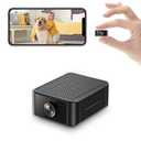 Hidden Camera 4K Spy Camera with Night Vision, Motion Detection Alerts, 4H Battery Life, Phone App Control, SD/Cloud Storage, Indoor Mini Security Camera for Home, Office, Baby Monitor