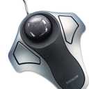 Kensington Orbit Optical Trackball Mouse, USB 2.0, Left/Right Hand Use, Black/Silver