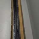 8 Pack 4.7 FT x 5/8 inch Aluminum Stair Balusters Round Horizontal Bar Baluster, 56.4inch Matte Black Hollow Stair Baluster for Indoor Indoor Outdoor Deck Railing Staircase