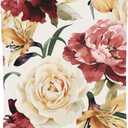 Roses Watercolor Floral Bed Blanket Ultra Soft Throw Blanket All Season Warm Light Weight Cozy Plush Blankets for Home Bedroom Sofa Chair Travel, 60"X80"