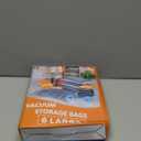 6 Large Vacuum Storage Bags,Plastic Packaging Bags,Space Saver Sealer Compression Bags for Blankets, Comforters, Pillows, Clothes Storage