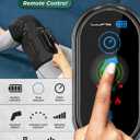 Lunix LX4 FSA Cordless Knee Massager with Heat, Compression & Vibration, Rechargeable Wrap for Knee, Calf & Thigh, Hot/Cold Therapy Option, Touchscreen Control for Everyday Comfort, Charcoal Black