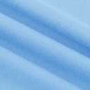 Toddler Girls Cotton Dress Double Flutter Sleeve Baby Tie Back Dress Kids Casual Ruffle Dresses (Purple)