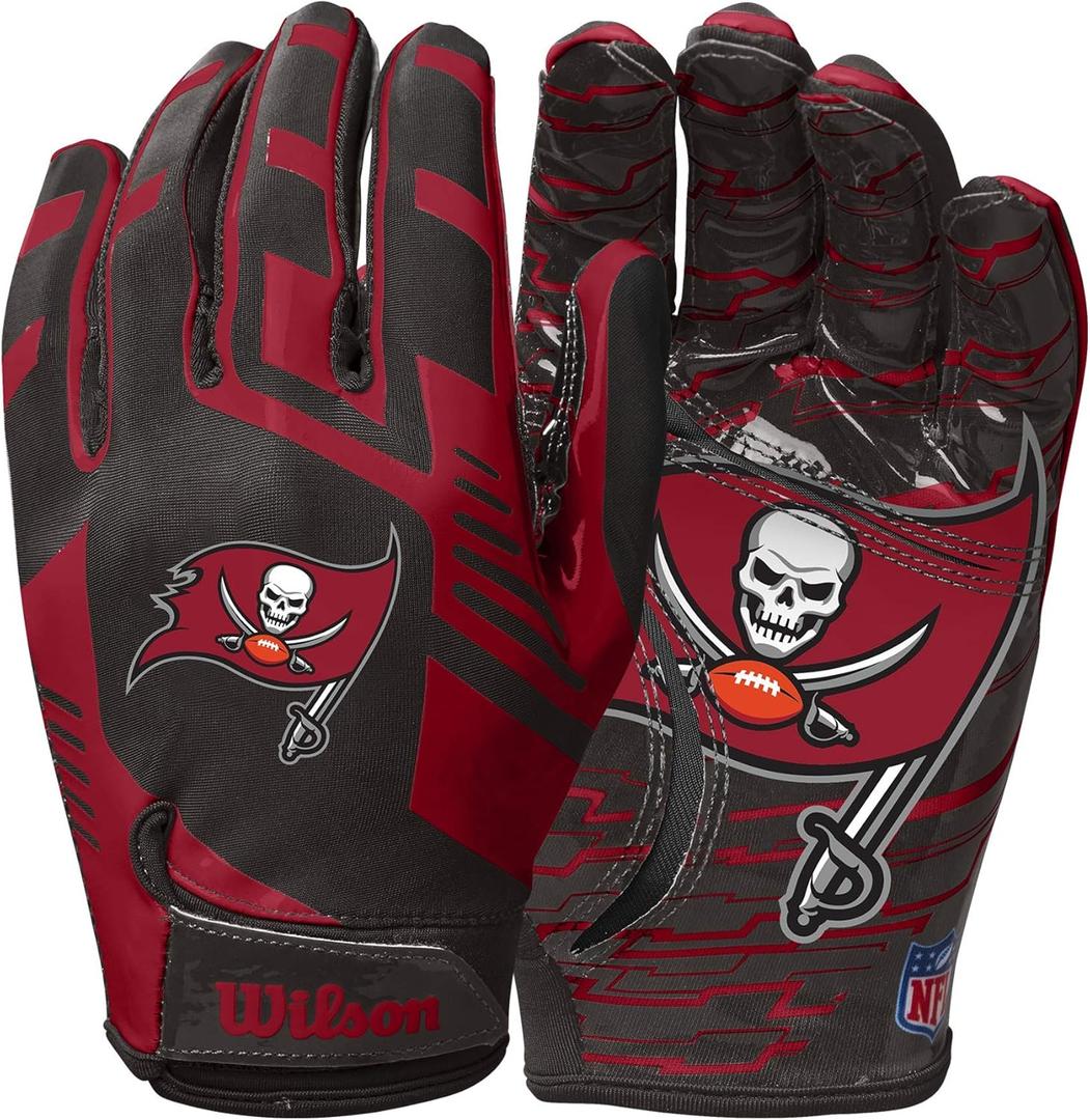 Wilson NFL Stretch Fit Football Gloves Adult Size