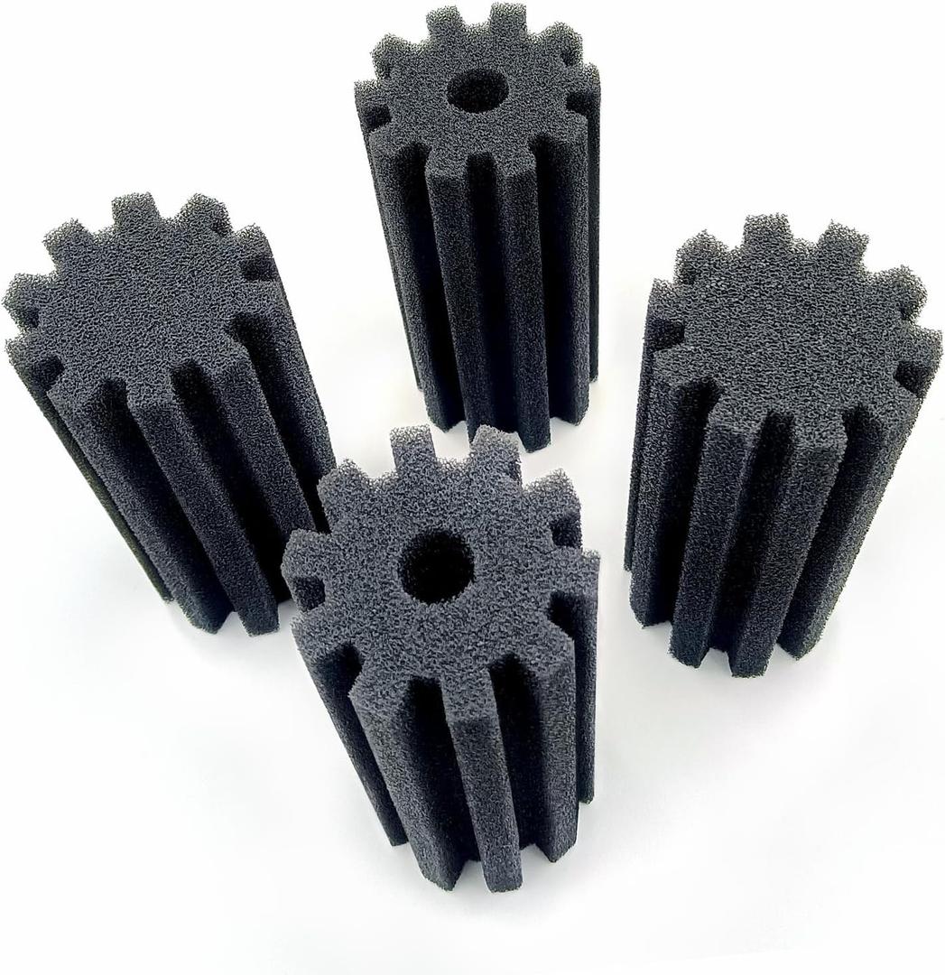 2 x Aquarium Sponge Filter Replacement Sponges, Medium (20-75 Gallon)