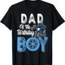 Dad of the Birthday Boy Dirt Bike B-day motocross Party T-Shirt (M)