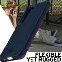 ITSKINS Ballistic R // Nylon Protective Phone Case for Samsung Galaxy S23, Slim Hybrid Case, Anti-Slip, Heavy Duty Shockproof Cover, Military Phone Case - Dark Blue