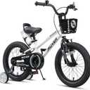 Glerc Rover Kids Bike, 16 Inch Boys Bike for 2-9 Years Old Children, Kids Bicycle with Water Bottle & Basket & Training Wheels, Multiple Colors, 16 Inch