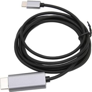 ASHATA USB C 3.1 Male to Female Adapter, 1080P 4K 60Hz USB C 3.1 to HDMI Cable, 6.6ft USB C to HDMI Adapter