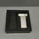 JISULIFE Portable Handheld Fan Ultra2, 9000mAh Max 25 Hrs, 5 IN 1, 100 Speed Turbo Fan Rechargeable 18W Power Bank with Flashlight, Metal Shell Multi-Function Travel Essentials Gifts for Men-Brown