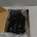 INCLY 4/6 Inch Black Pegboard Hooks, 36 Pack Heavy Duty Double Arm Peg Board Straight Hooks, Peg Board Tool Hangers Fit for 1/4" Pegboard Garage Hanging Tools, Craft Organizing, Kitchen, Store