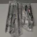 HapiRm Over The Door Purse Organizer - Wall Mounted Purse Rack with 10 Hooks and Metal Basket, Hanging Handbag Organizer Holds up to 10 Bags, Bag Rack Can Use As 1/2 Part, for Door, Closet (Black) (6-Tier)