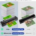 Laminator, A3 Laminator Machine with Built-in Trimmer, 70 Seconds Quick Warm-Up, Cold and Thermal Laminating with 50 Sheets, NTC Technology for Home Office School (A3+50pics)