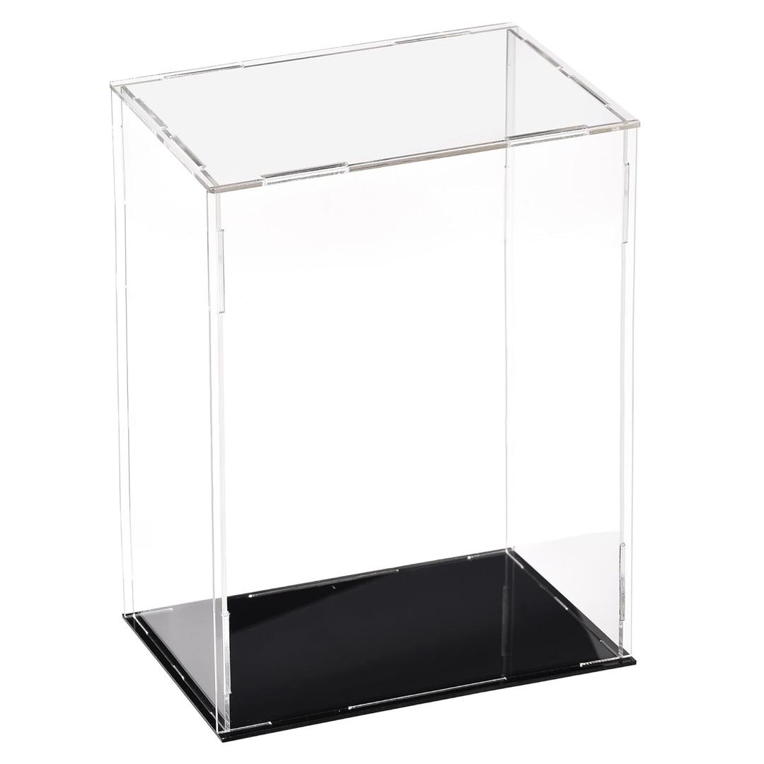 uxcell Acrylic Clear Display Case Box Dustproof Protection Showcase Cube Collectibles Show Box 5.9x3.9x9.8inch