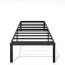Metal Bed Frame Twin Size - 16 Inch Heavy-Duty Twin Platform Bed Frame No Box Spring Needed, Easy Assembly, Noise-Free, Sturdy Mattress Foundation, Underbed Storage Space