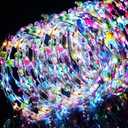Yunsailing 64 Pcs Back to School Light up Flower Crown LED Glow Party Headband Girl Headpiece Glowing Floral Headdress(Classic)