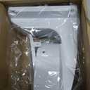 ABS Plastic Indoor Outdoor Cameras Holder Wall Mount L Type Bracket for Security Dome IP Camera Mounting,Junction Box Cable Management Mounting Case, CCTV Camera Mount (Plastic)