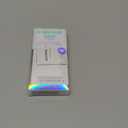 BTArtbox French Tip Press On Nails, Almond, Supremely Fit, Natural, Reusable Short Glue/Stick On Nails for Women Gift in 16 Sizes, Black French, 32 Fake Nails Kit