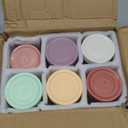 Danmu 16 oz Overnight Oats Containers with Lids, Meal Prep Containers 6 Pack, Mason Jars 16 oz with Lids for Snack, Overnight Oats, Yogurt, Parfait, Soup, Smoothies, Salad 100% Leak-proof Dishwasher Safe