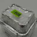FUIIKEEM 1 Lb Small Aluminum Pans with Lids(40 Pack - 5"×4") Tin Foil Pans Disposable Cookware- Cardboard Lids, for Cooking Baking Party Meal, Takeout Trays - To Go Disposable Food Container